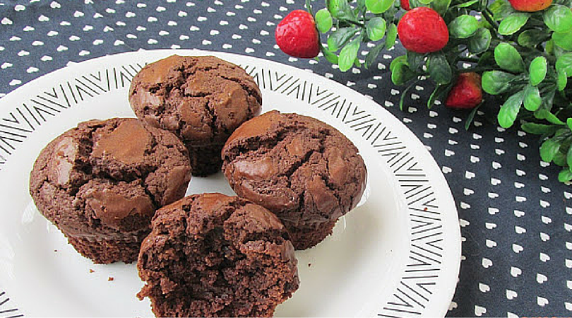 Mini Brownie com Nutella